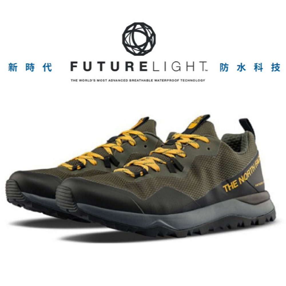【The North Face】男 FUTURELIGHT 防水透氣登山健行鞋/3YUP-BQW 黑/綠 V✿30E010